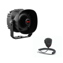 Sirena motocicleta 10-33V 30W 110dB si microfon pentru adresare publica Sirena motocicleta 10-33V 30W 110dB si microfon pentru adresare publica